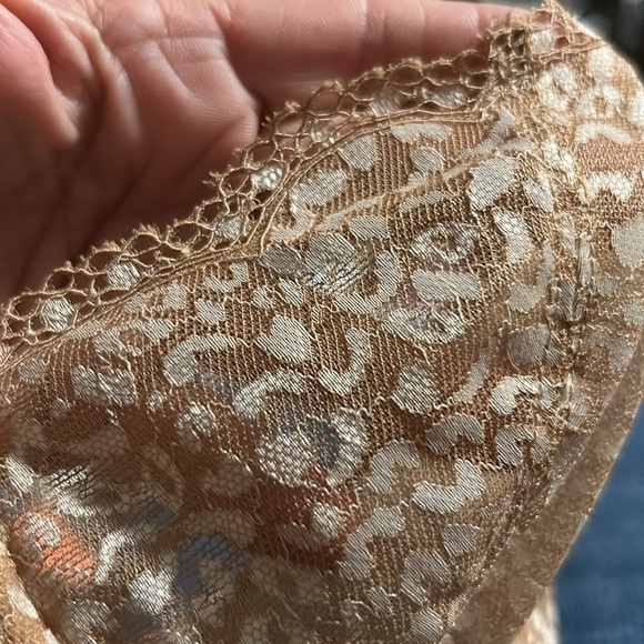 Skarlett Blue Rouse Sheer Leopard Mesh Lace Balconette‎ Silhouette Underwire Bra - Picture 6 of 10